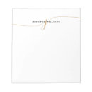 Search for monogram notepads Gold