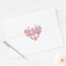 Recherche de heart bridal shower stickers Élégant