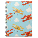 Search for airplane notebooks Illustration