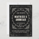 Search for gothic save the dates Black