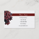 Recherche de raisins rouges cartes visite Vignoble