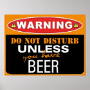 Search for funny signs posters Beer