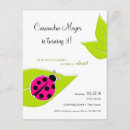 Search for ladybug 4x5 invitations Children