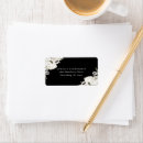 Search for flower design return address labels Greenery