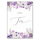 Search for purple table wedding table cards Lavender