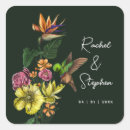 Search for hummingbirds wedding stickers Tropical