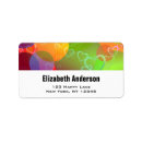 Search for round circle return address labels Circles