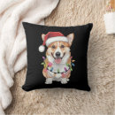 Search for lighted christmas tree pillows Santa