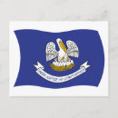 Recherche de drapeau de la louisiane cartes postales Flag of louisiane