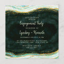 Search for teal engagement party invitations Marble