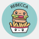 Search for burger and fries stickers Kawaii