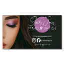 Recherche de effets spéciaux cartes visite Maquillage