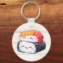 Search for sushi keychains Adorable