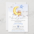 Search for moon baby boy shower invitations We can bearly wait