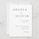 Recherche de charbon de bois invitations Typographie classique chic