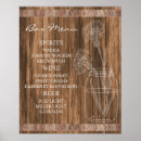 Search for rustic bar menus Floral