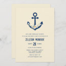 Search for nautical bachelorette party invitations Anchor