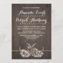 Search for western rehearsal dinner invitations Horseshoe