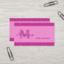 Recherche de zigzag rose cartes visite Chic