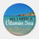 Recherche de mer bleue magnets Paysage