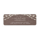 Search for fairy string lights return address labels Country