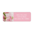 Search for bouquet of flowers return address labels Pink roses