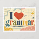 Recherche de grammaire cartes postales Langue