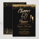 Search for surprise 50th wedding anniversary invitations Gold