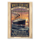 Search for white star line posters Rms titanic