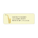 Search for saxophone return address labels Musician