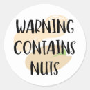 Search for nut warning stickers Peanut