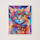 Search for space cat puzzles Colourful