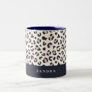 Recherche de empreinte léopard rose tasses Animal