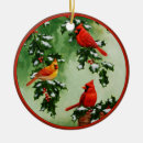 Search for cardinal ornaments Red cardinals