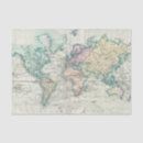 Search for map tissue paper Old world map