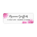 Search for paint party return address labels Pink