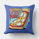 Recherche de nourriture drôle coussins Italien