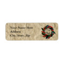 Search for feliz navidad return address labels Wreath