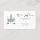 Recherche de mignonne licorne cartes visite Girly