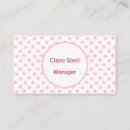 Search for star shaped business cards Pink