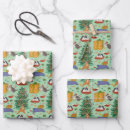 Recherche de chaton de noël papier cadeau Drôle