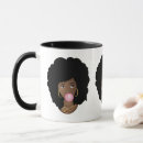Search for beautiful black woman mugs Natural hair