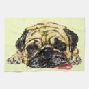 Search for pug tea towels Funny