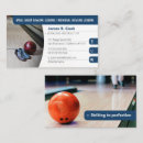 Search for bowling coach business cards Professional