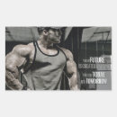 Search for bodybuilding rectangle stickers Motivational