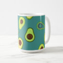 Search for cute avocado mugs Kawaii