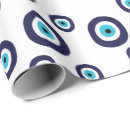 Search for evil eye wrapping paper Turkish