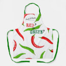 Search for red chile aprons Green