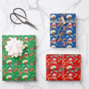 Search for christmas pudding wrapping paper Holly