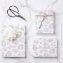 Recherche de léopard blanc papier cadeau Moderne